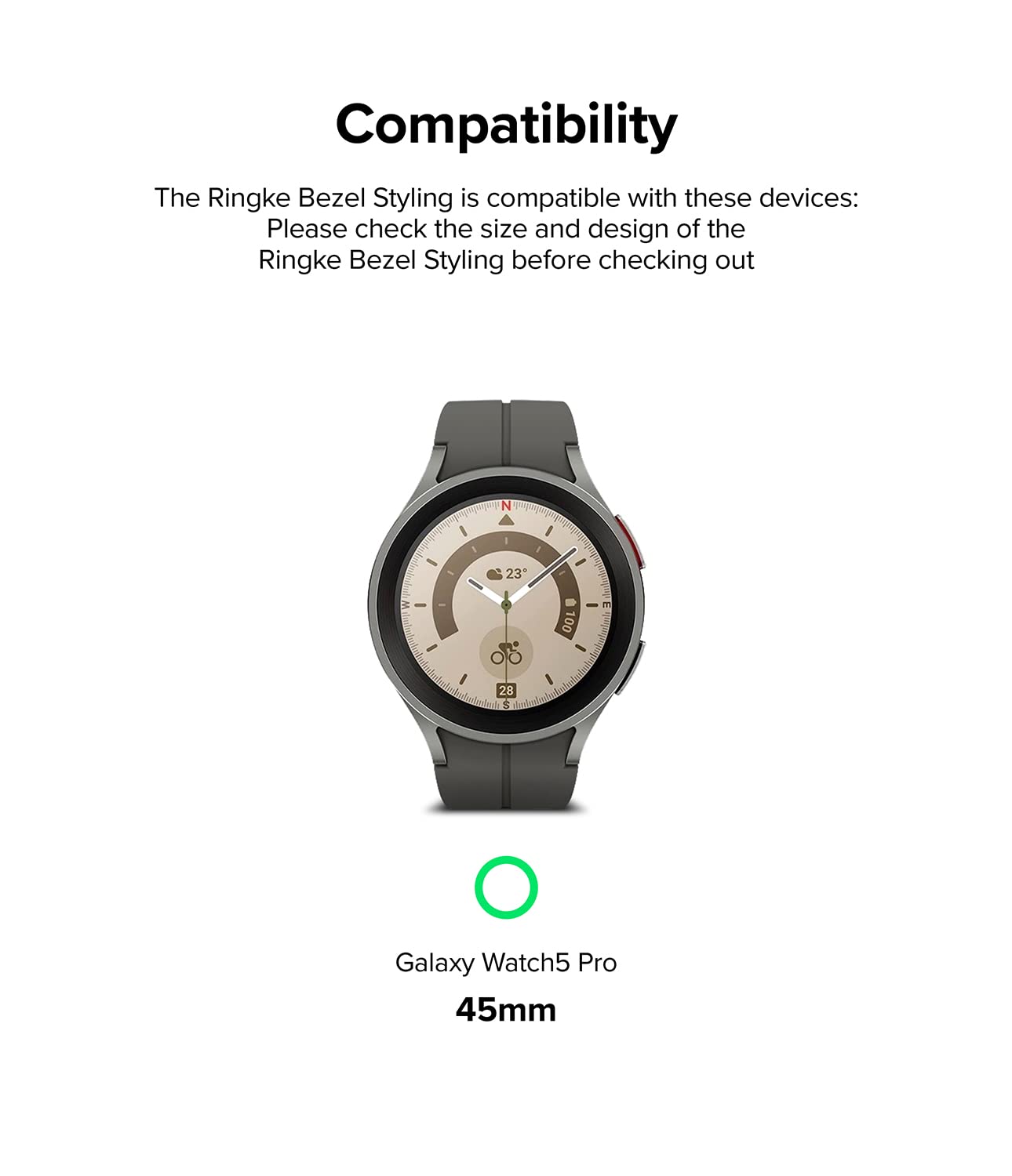 Ringke bezel styling for galaxy watch active discount 2