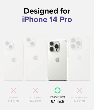 Apple iPhone 14 Pro Back Cover Case | Fusion Design - Purple Rose