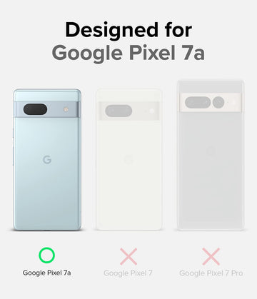 Google Pixel 7a Back Cover Case | Onyx  - Black
