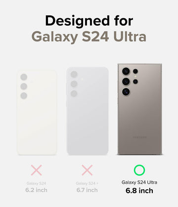 Samsung Galaxy S24 Ultra  Back Cover Case | Fusion X - Black