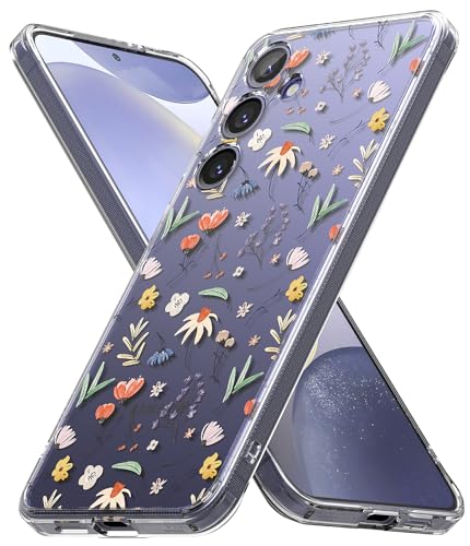 (Refurbished) Samsung Galaxy S24 plus Back cover case | Fusion Design - Dry Flowers