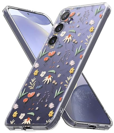 (Refurbished) Samsung Galaxy S24 plus Back cover case | Fusion Design - Dry Flowers
