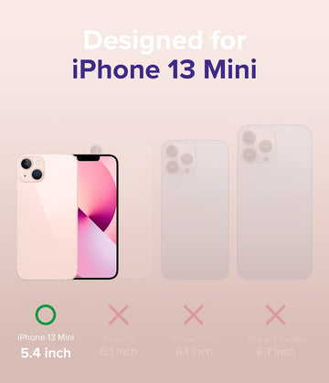 iPhone 13 Mini Back Cover Case | Fusion - Matte Clear