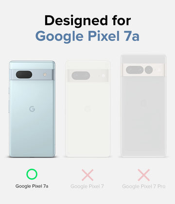 Google Pixel 7a Back Cover Case | Fusion - Matte Smoke Black
