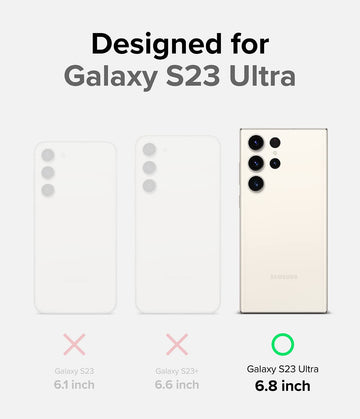 Samsung Galaxy S23 Ultra 5G Back Cover Case | Fusion X - Black