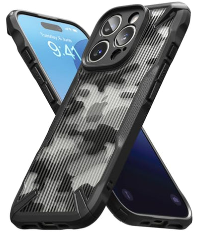iPhone 16 Pro Max Back Cover Case | Fusion X - Camo Black