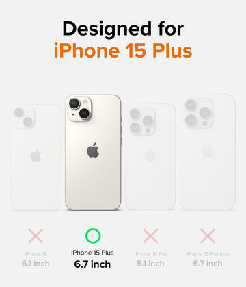 iPhone 15 Plus Back Cover Case | Onyx Design - Sticker