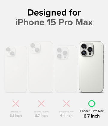 iPhone 15 Pro Max Back Cover case | Fusion X Magnetic - Matte Black