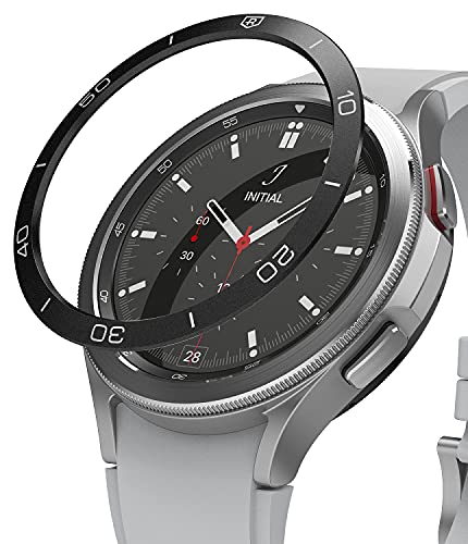 Bezel Styling Compatible with Samsung Galaxy Watch 4 Classic 46mm - Black [46-15]