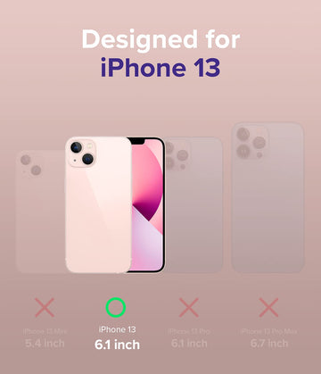 iPhone 13 Back Cover Case | Air - Glitter Clear