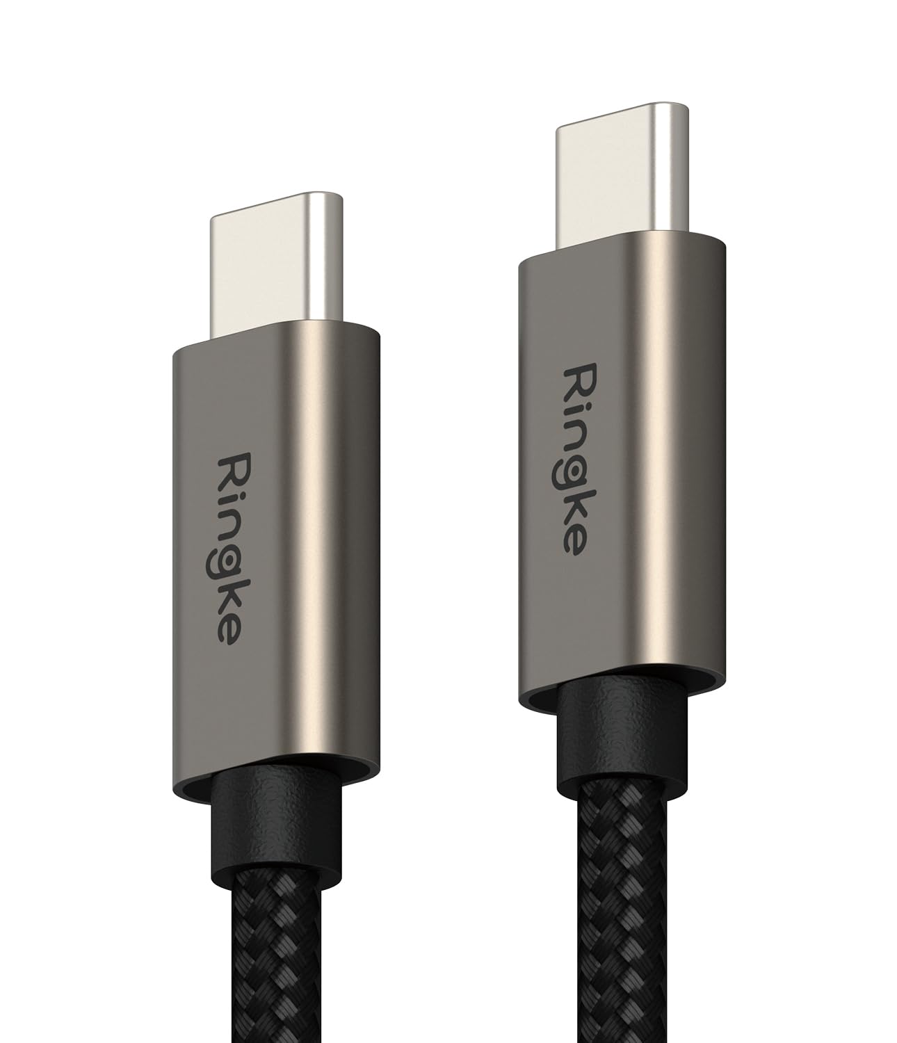 Ringke USB 3.0  USB-C Compatible with USB-C Data Transfer and Fast Charging Cable - 0.5m (Black)
