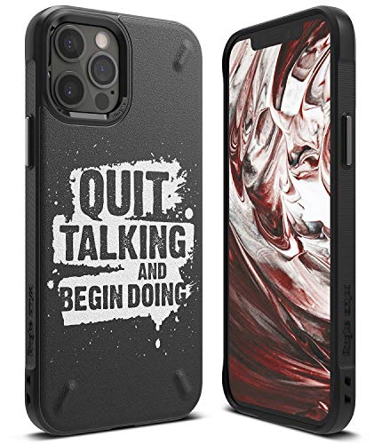 iPhone 12 Pro Max Back Cover Case | Onyx Design - Quit Talking