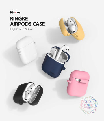 AirPods case (2019) Case Pouch | Silicone - White