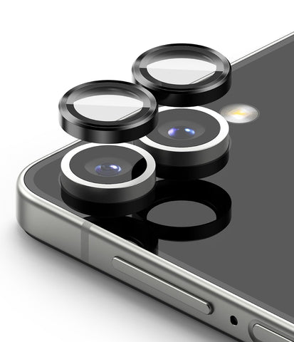 Samsung Galaxy Z Flip 7 Camera Lens Frame Glass - Black [ 2 Pack ]
