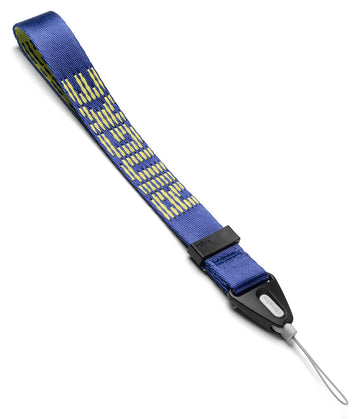 Ringke Hand Strap | Wrist Lanyard String Pattern Strap  - Lettering Royal Blue