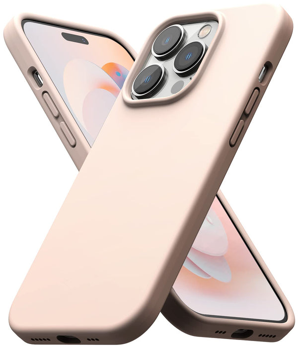 (Refurbished) Apple iPhone 14 Pro Max Back Cover Case | Silicone - Pink Sand