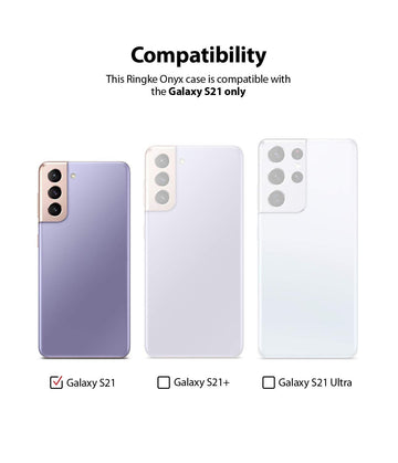 Samsung Galaxy S21 Back Cover Case | Onyx - Dark Gray