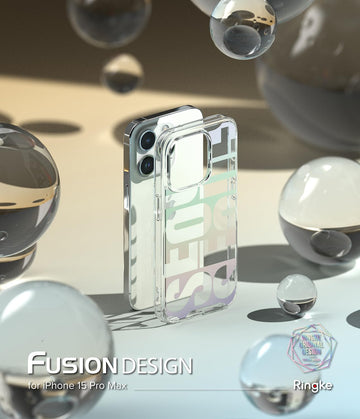 iPhone 15 Pro Max Back Cover Case | Fusion Design - Seoul