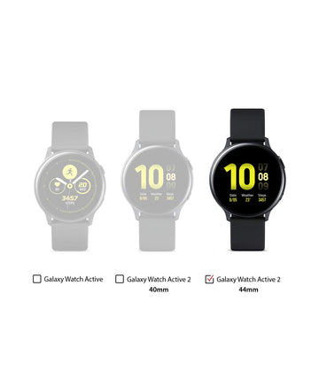 Air Sports Case Designed for Galaxy Watch Active 2 44mm - Black + Matte Clear