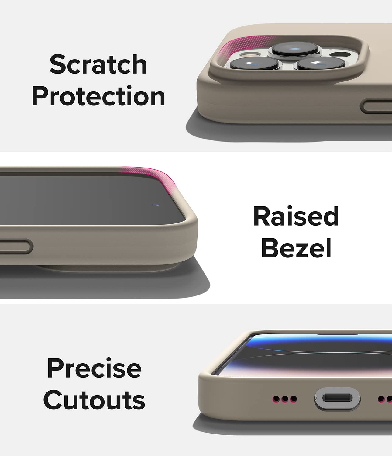 iPhone 12 Pro Max Case - Best Minimalist Silicone Phone Case Stone