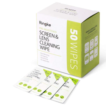 Ringke Screen and Lens Cleaning Wipes - 50 Qty
