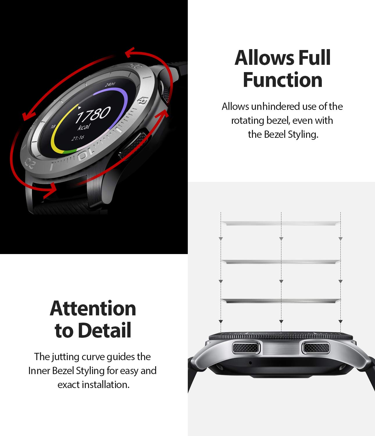 Samsung gear s3 hot sale classic bezel replacement