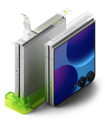 Samsung Galaxy Z Flip 8  Tempered Glass Screen Protector | Hinge Protector - {2 Pack}
