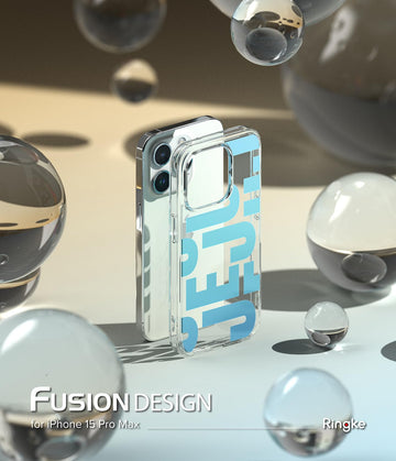 iPhone 15 Pro Max Back Cover Case | Fusion Design - Jeju