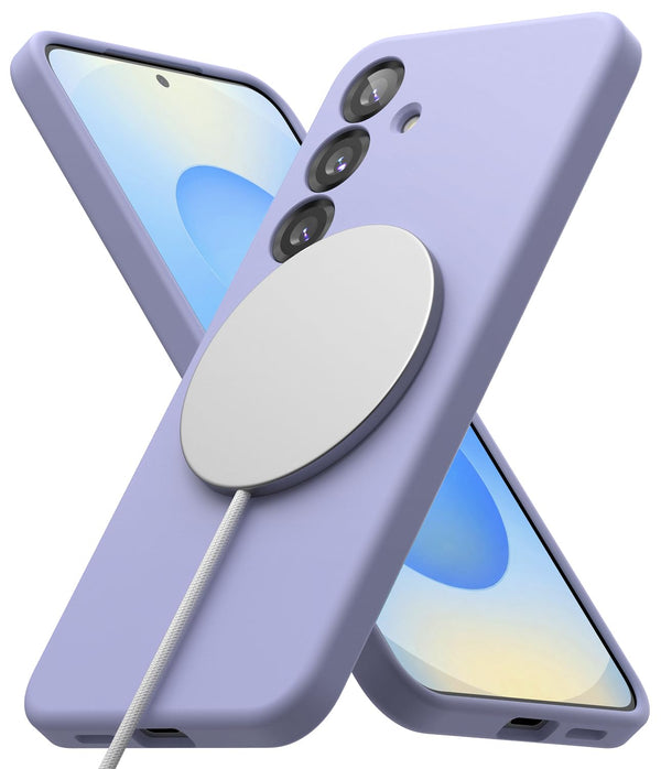 Samsung Galaxy S26 Back Cover Case | Silicone Magnetic - Lavender