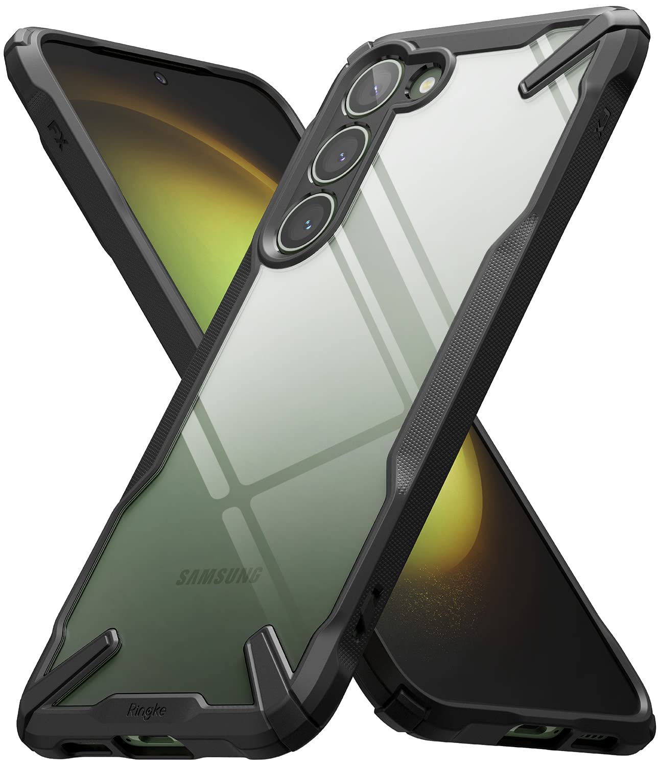 (Refurbished) Samsung Galaxy S23 Plus 5G Back Cover Case | Fusion X - Black