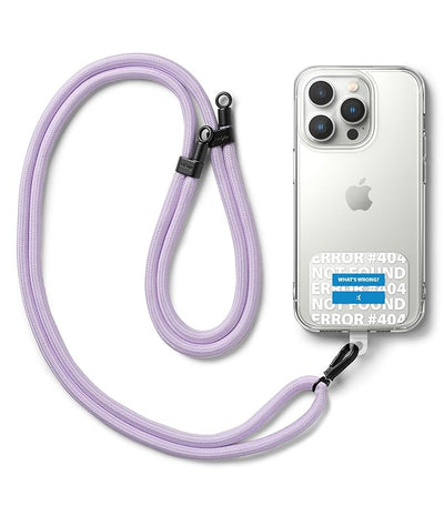 Ringke Holder Link Strap with Graphic Design TPU Tag | Blue Label - Purple