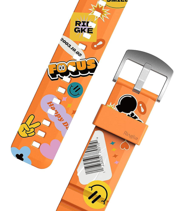 Samsung Galaxy Watch 6 / 6C/5 Pro/ 5 / 4 / 4C/ Watch Lug 20mm Rubber One Bold | Watch Band - Sticker