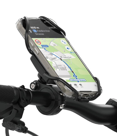 Ringke Bike Phone Holder Compatible for 5" to 7" Smartphones | Quick & Go Grip - Black
