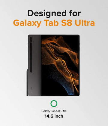 Samsung Galaxy Tab S8 Ultra Back Cover Case | Fusion - Smoke Black