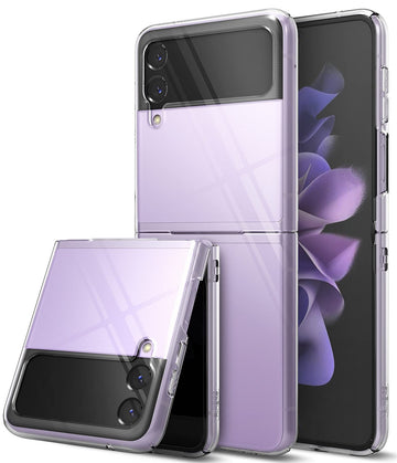 (Refurbished) Samsung Galaxy Z Flip 3 Back Cover Case | Slim- Clear