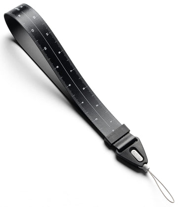 Ringke Hand Strap, Wrist Lanyard String Strap - Ruler Black