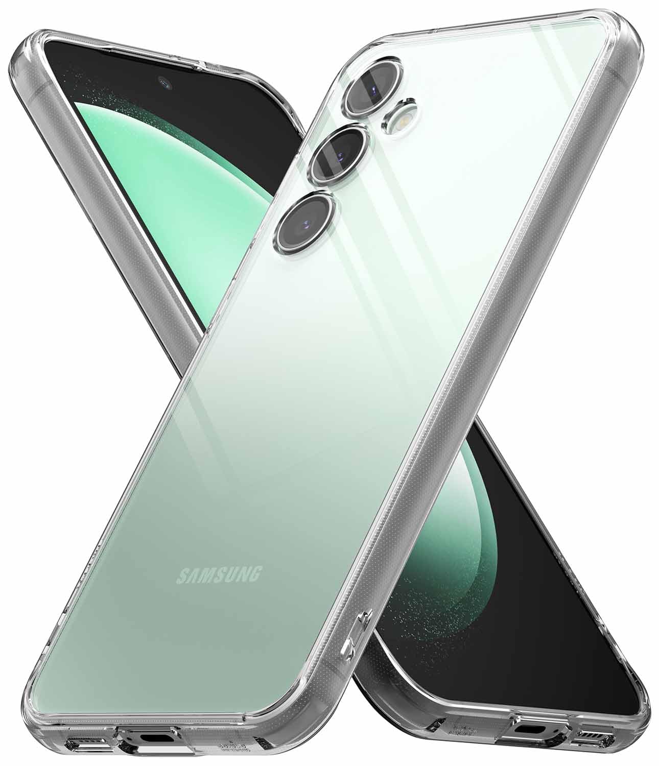 (Refurbished)Samsung Galaxy S23 FE Back Cover Case | Fusion - Clear