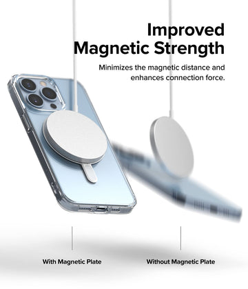 Ringke Magnetic Plate Compatible with MagSafe Accessories - White