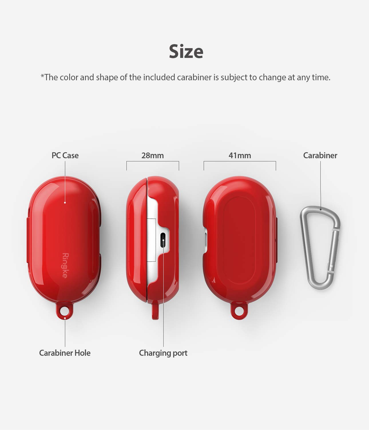 Samsung Galaxy Buds Buds TPU Case Red