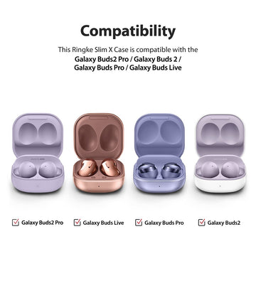 Samsung Galaxy Buds 2 Pro / Buds Pro | Slim X Case - Clear