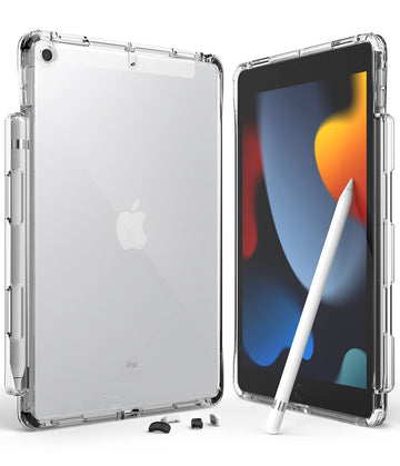 iPad 9th Generation (10.2 inch, 2021)/iPad 8th/7th Gen Back Cover Case | Fusion - White & Black