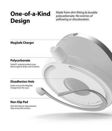Apple MagSafe Charger Slim Case - White