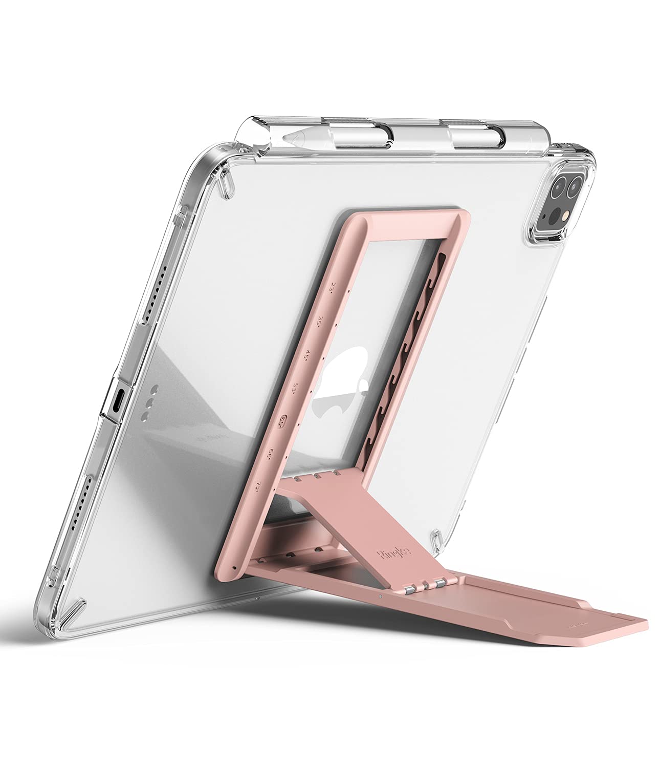 Outstanding Multi-Angle Adhesive, Spring-Action with Non-Slip Pad Stand - Peach Pink