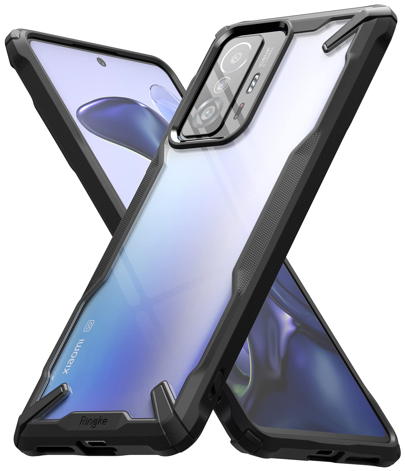 (refurbished) Xiaomi 11T / 11T Pro Back Cover Case | Fusion X - Black
