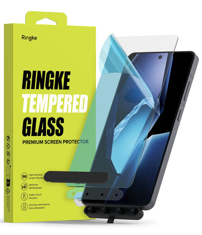 OnePlus 13R Screen Protector Guard with Easy Installation Tool | Tempered Glass (2 Pack)