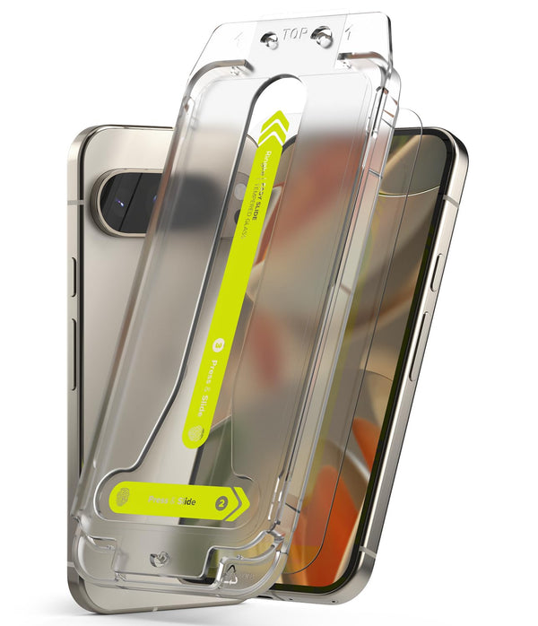 Google Pixel 9 Pro XL / Pixel 10 Pro XL Screen Protector with Installation Tool, Easy Slide Glass | Tempered Glass Film (2 Pack)