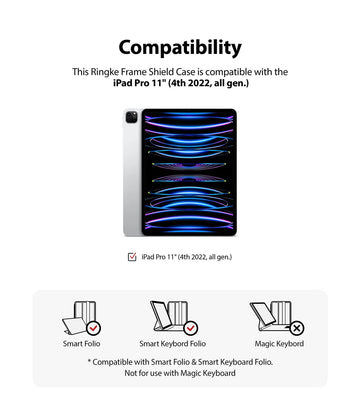 iPhone iPad Pro 11 Inch 2021 Frame Shield - Matte Black