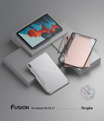 Samsung Galaxy Tab S7 Back Cover Case | Fusion - Smoke Black