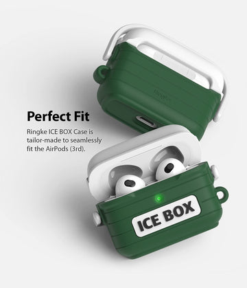 AirPods 3 Pouch | Silicone Case - Ice Box Green
