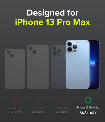 iPhone 13 Pro Max Back Cover Case | Onyx - Dark Gray